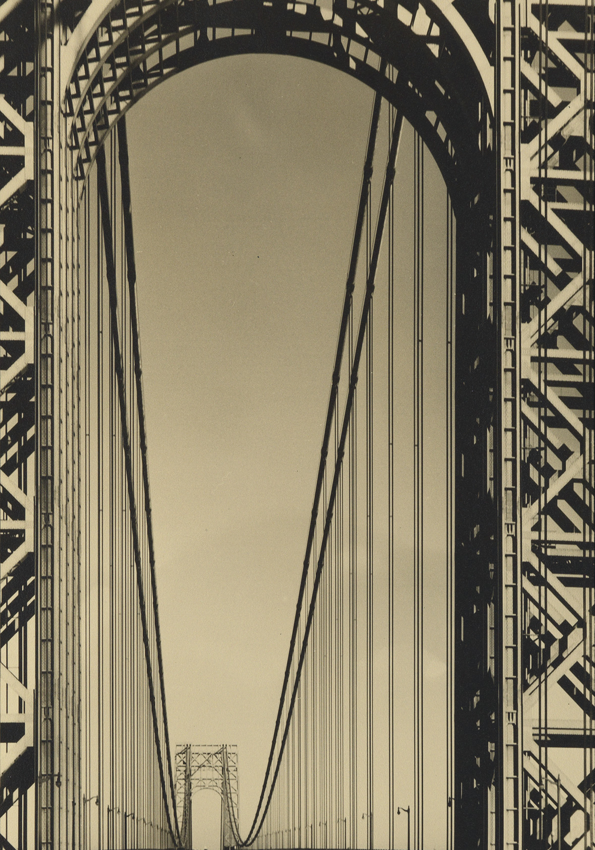 MARGARET BOURKE-WHITE (1904-1971) The George Washington Bridge.